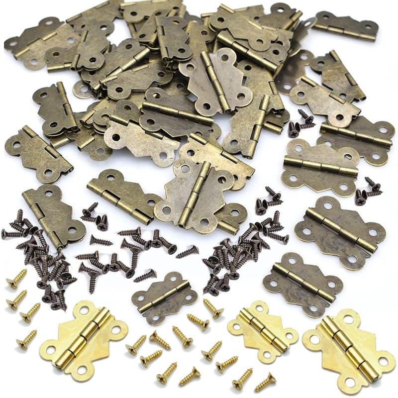Furniture Hardware Antique - 10/20 peças Dobradiça Borboleta de Ferro
