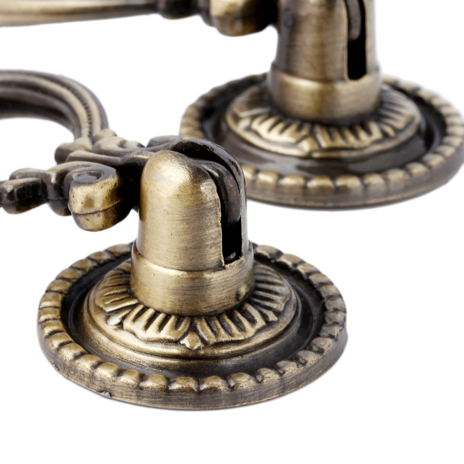Vintage Furniture Hardware Pulls - 2 peças de puxadores vintage de