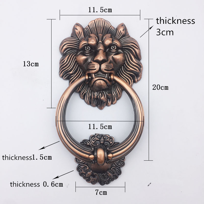Furniture Hardware Antique - Puxador de Porta em Bronze Antigo