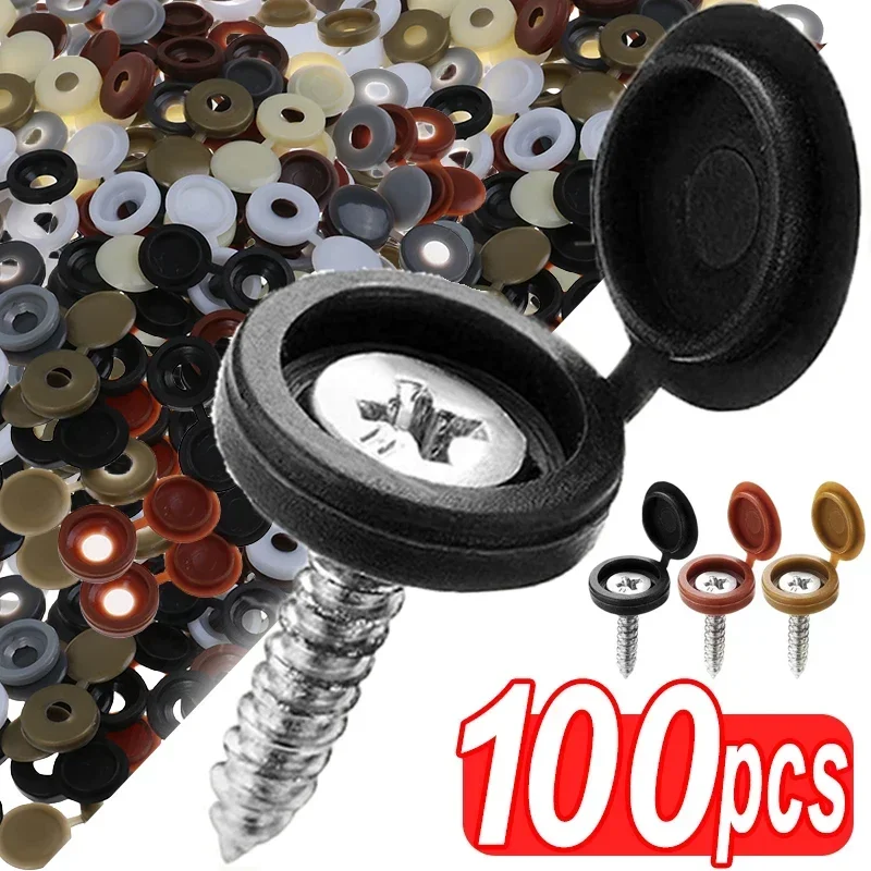 Furniture Hardware Hinges - Tampa de parafuso de plástico com