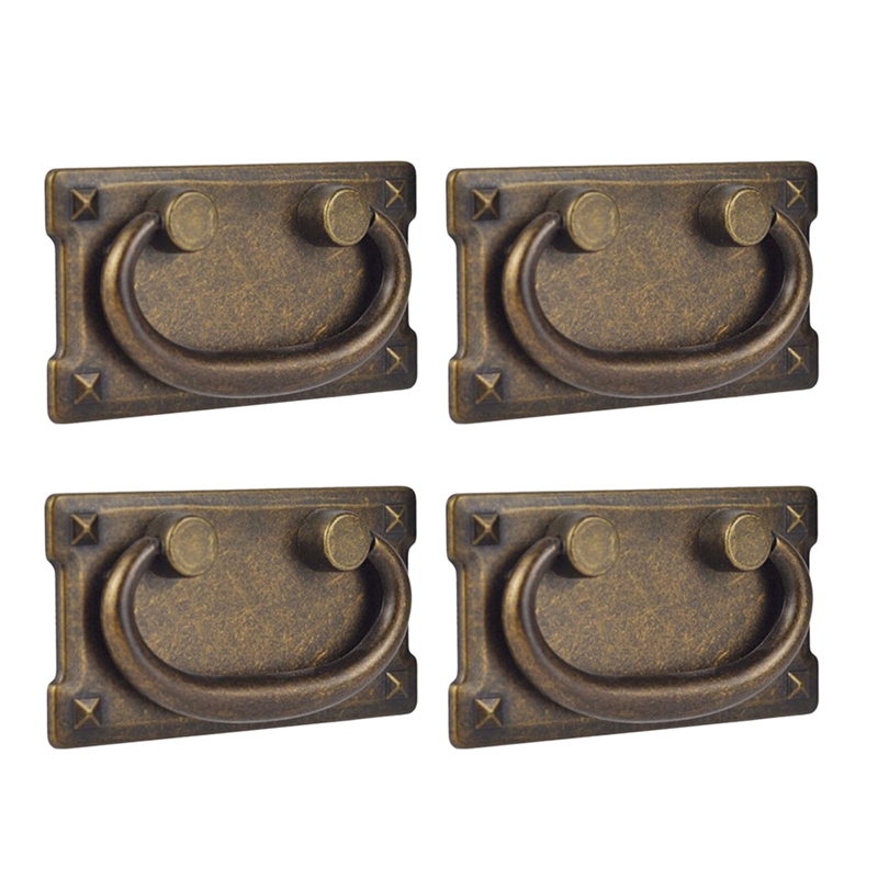 Furniture Hardware Products - Vintage Antique Bronze Drawer Pull Handles,
