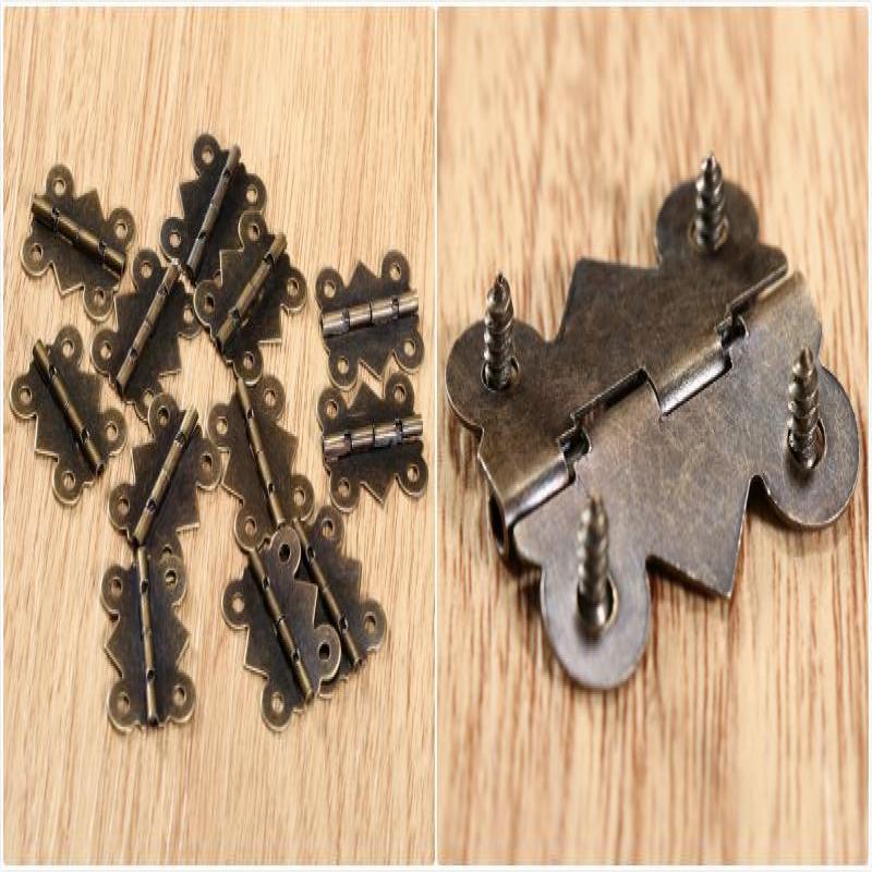 10/20 peças Dobradiça Borbolet - Furniture Hardware Antique avaliação e preço