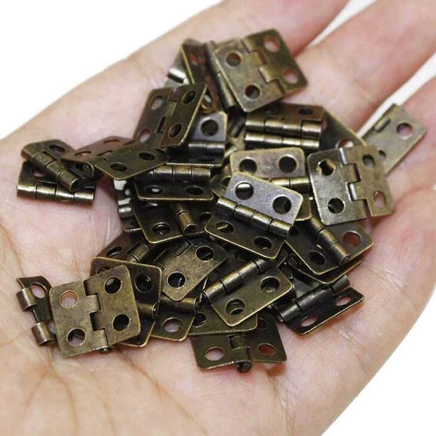 20 pçs/lote dobradiças de ferr - Furniture Rotating Hardware avaliação e preço