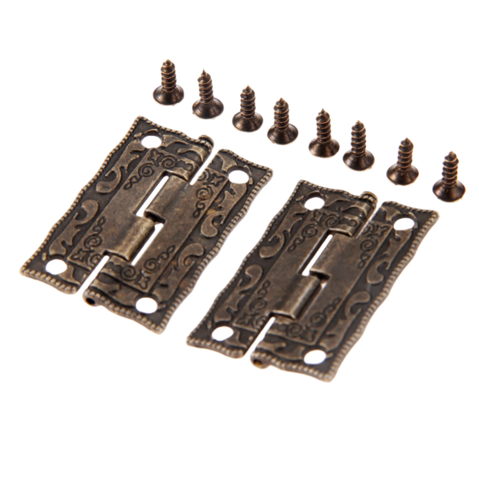2 peças de bronze antigo dobra - Furniture Hardware Antique avaliação e preço
