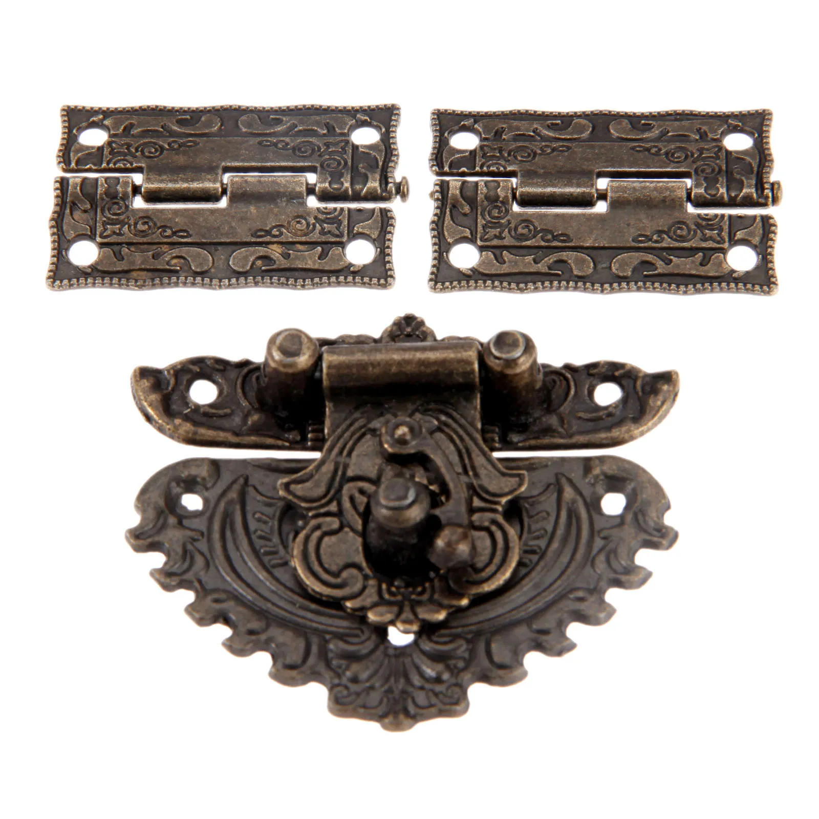 3 pçs/set antigo bronze cadead - Furniture Hardware Antique avaliação e preço