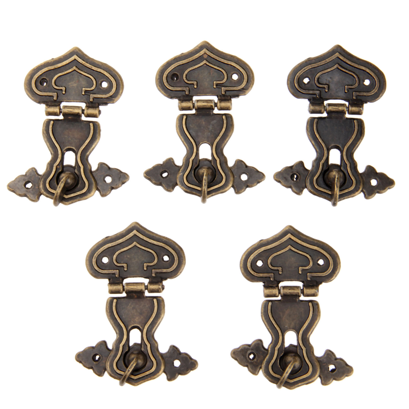 Antique Metal Lock com Parafus - Furniture Hardware Antique avaliação e preço