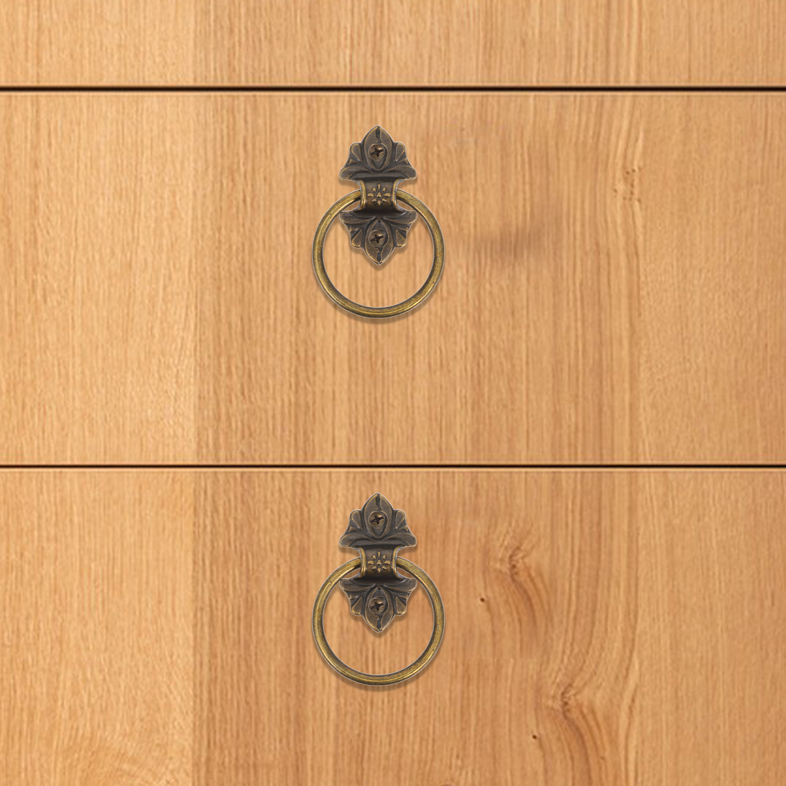 2 Peças de Puxadores de Armári - Vintage Furniture Hardware Pulls avaliação e preço