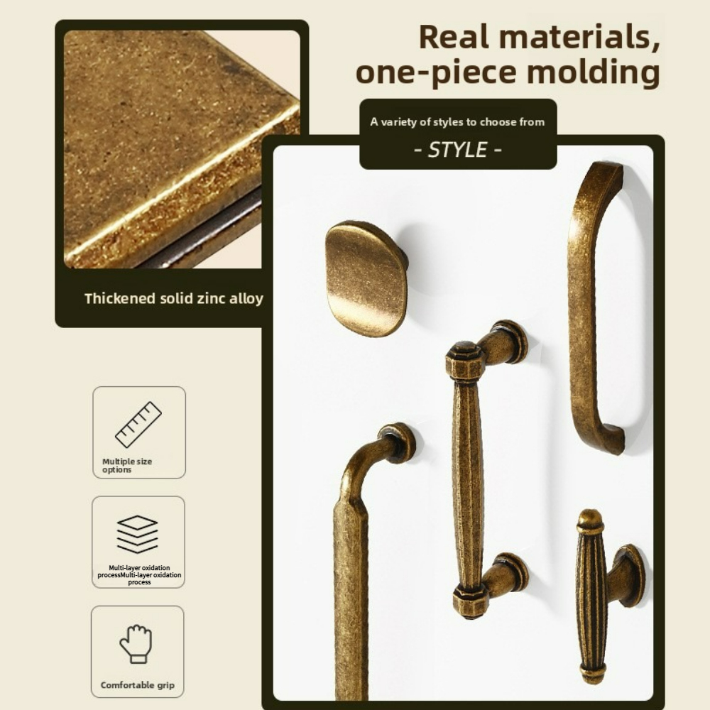 Puxadores de Gaveta em Liga de - Vintage Furniture Hardware Pulls avaliação e preço