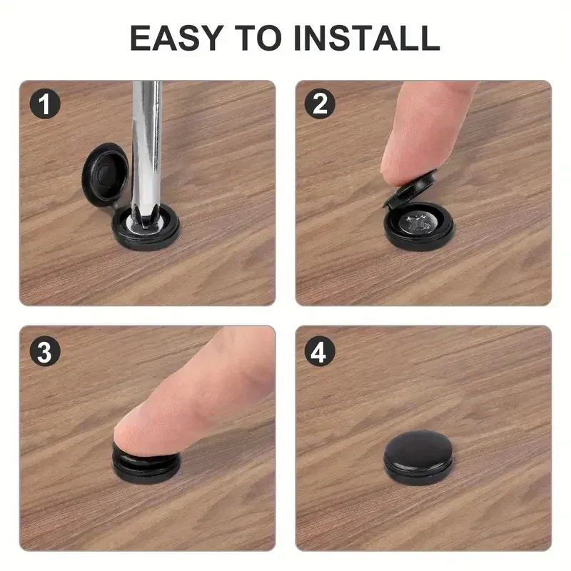 Tampa de parafuso de plástico  - Furniture Hardware Hinges avaliação e preço
