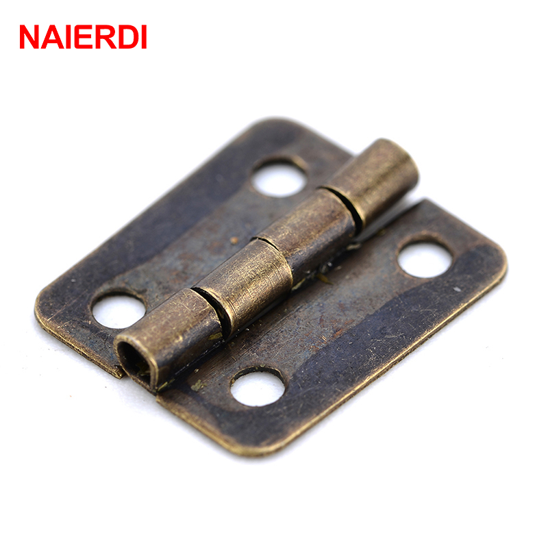 Naierdi mini dobradiças de bro - Furniture Hardware Antique avaliação e preço