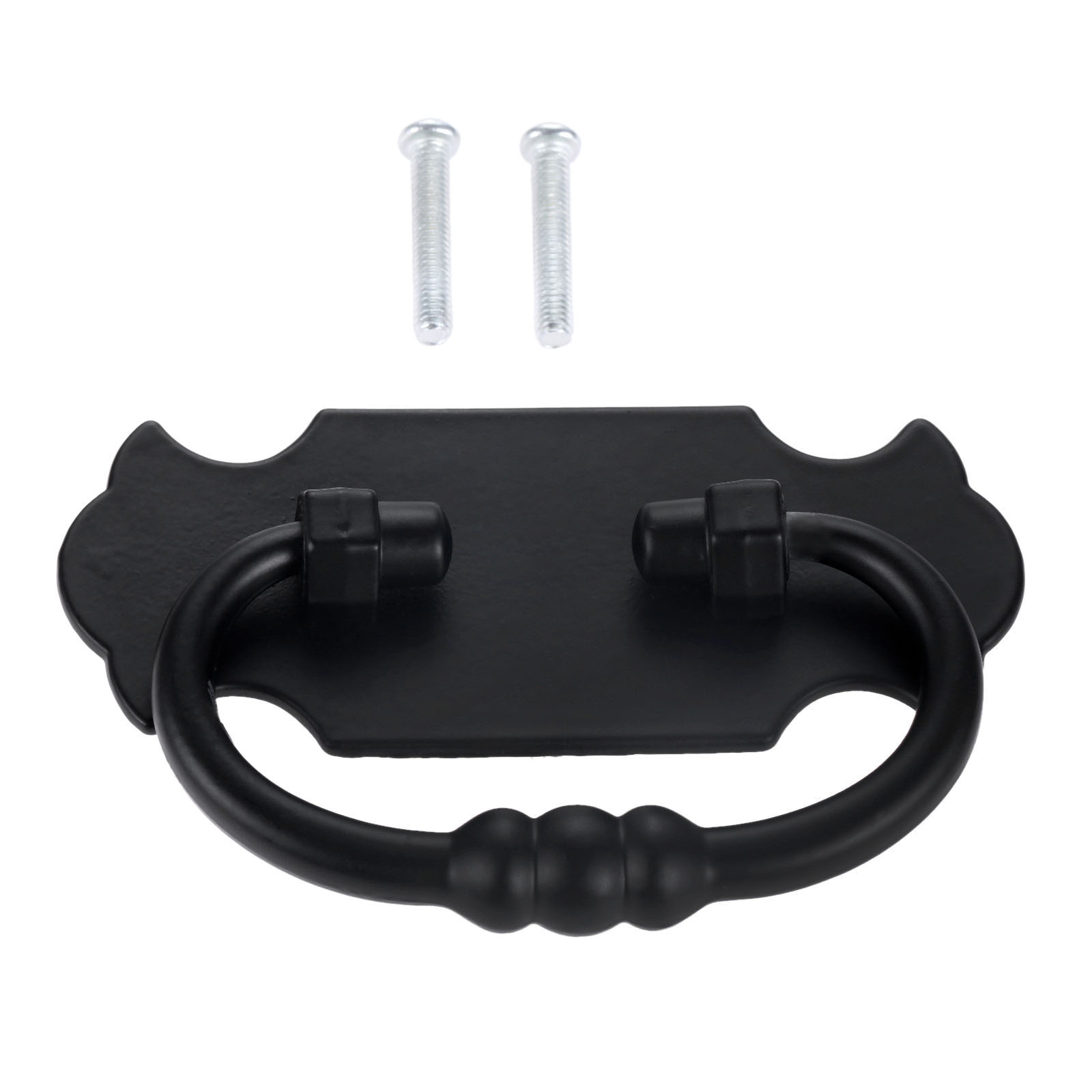 1pc 88*56mm preto lidar com li - Vintage Furniture Hardware Pulls avaliação e preço