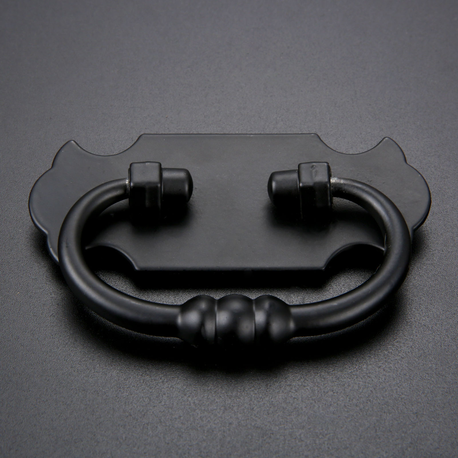 1pc 88*56mm preto lidar com li - Vintage Furniture Hardware Pulls avaliação e preço